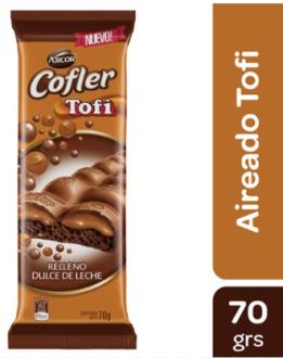 CHOCOLATE AIR RELLENO TOFI X 70 GRS